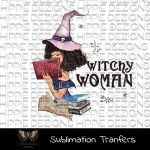 Witchy Woman Sublimation Transfer | Halloween SUBLIMATION TRANSFER |